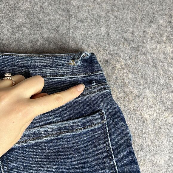 Kenzie Jeans Womens 6/28 Vintage Luxe The Slim Medium Wash Distressed Denim - Picture 10 of 10